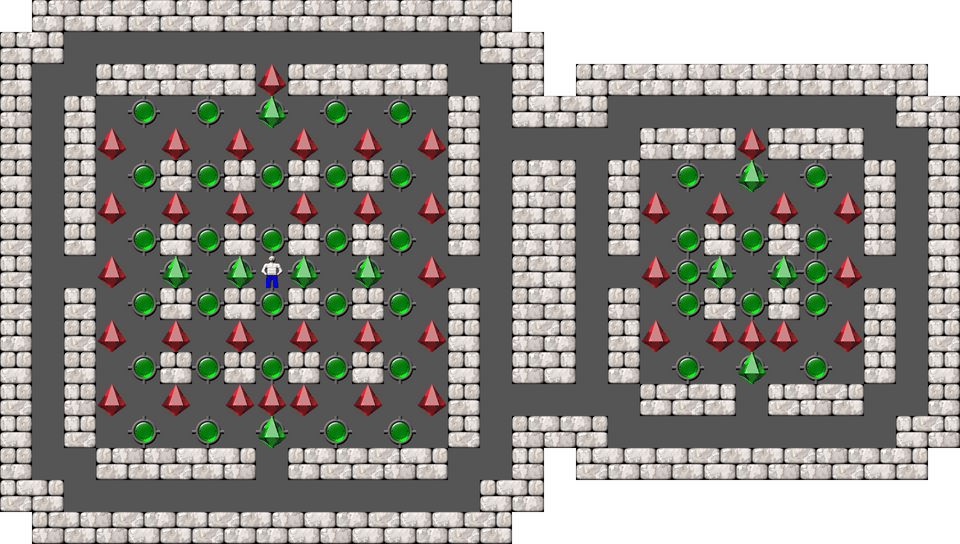 Sokoban Sasquatch 03 Arranged level 60